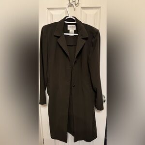 Julian Taylor Olive Green Coat - Timeless Professional Style